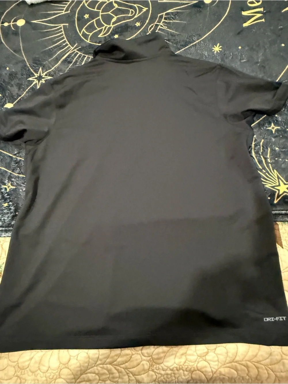 Nike dri fit collared shirt black size XL